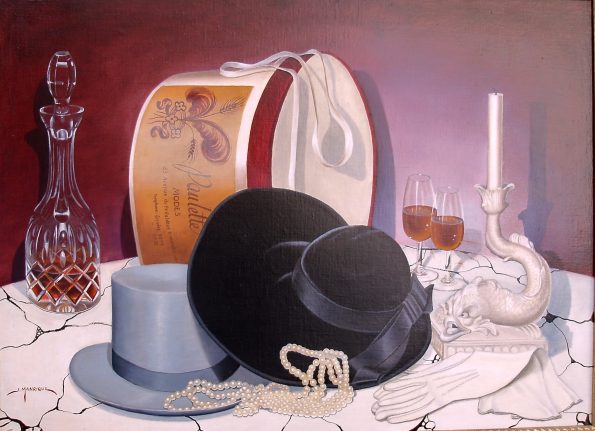 Sombreros y caja de sombreros